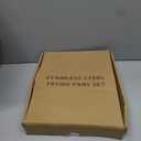 EWFEN Tri-Ply Stainless Steel Frying Pans Set, 8/10/12 Cooking pans, PFOA&PTFE Free Skillet, Induction Cooking Pan, Dishwasher and Oven Safe, Fast & Even Heat, Heavy Duty and Detachable Handle