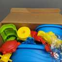3-Tier Sand and Water Table Toys for Kids Aged 3 4 5 6 7 8, Water Waterfall Sensory Play Table with Beach Toys Accessories, Outdoor Activity Playset for Toddlers 2-4 3-5 4-6, Birthday Gifts