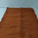 Love's cabin 6 Layer 100% Cotton Muslin Blanket, 108"x90" Muslin King Size Blanket for Bed Couch, Lightweight and Breathable Cotton Gauze for Adult, Orange