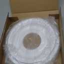 Art3d Non-Phthalate PVC Ceiling Medallion, Ceiling Light Cover Plate, Hole Cover for Light and Ceiling Fans, Fits Canopies up to 7.25", Ideal for Living Room, Bedroom, Renovation, 2 Pcs Set (White)