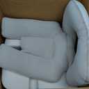 Post Surgery Face Down Pillow Set, BBL Pillows After Post Eye Surgery Recovery, Memory Foam Pillow with Removable Cover