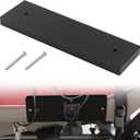 Boat Transducer Mounting Plate Transom Saver Mount Board Stern Saver Mounting Block Marine Transducer Mounting Bracket for Fish Finder & Sonar 12" X 3.5" X 0.75" - Black