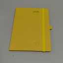 POPRUN 2026 Planner (Large Size 8.5''x 10.5'' Hardcover) - Daily Weekly and Monthly Calendar Agenda 2026 Appointment Book with Hourly Time Slots, Monthly Tabs, 100 GSM - Light Yellow