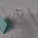 WIHOLL Tops for Women Summer Casual Ruffle Trim Sleeve Square Neck T Shirts White Medium