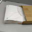 4 Pcs 11 x 17 Inch View Binders with Cover Pocket 2 Inch 3 Rings Heavy Duty View D Ring Binders Economy Holds 11" x 17" Paper for Artwork Blueprints, Office, Home, Work Places (White)