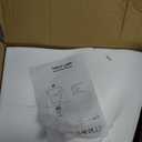 Marble Living Room Lamp, Gold Bedside Lamp with Textured Linen Fabric Shade, Modern Minimalist Nightstand Lamp for Bedroom Living Room Guest Room