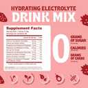 Electrolyte Powder  Zero Sugar Hydration Mix | 90 Servings | Keto, Vegan, Gluten-Free | Natural Electrolytes for Muscle Recovery, Energy & Immune Support | Strawberry Flavor | For Runners, Women