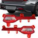 TODO Rear Fog Lights Bumper Reflector lamps Tail Light Left Right for Hyundai Sonata 2020-2021, Driver and Passenger Side