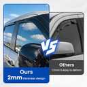 in-Channel Rain Guards Fit for Toyota Tundra CrewMax 2022-2026