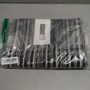 Town & Country Basics Smooth Step Striped Low Profile Utility Kitchen Mat, Machine Washable, with Non-Slip Backing, Grey/Black, 24"x35"