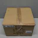 Glass Ceiling Light, Black Semi Flush Mount with Hammered Glass Shade, Farmhouse Light Fixture for Hallway, Bathroom, Entryway, Kitchen,Living Room