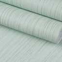 FunStick 15.8"x472" Mint Green Grasscloth Peel and Stick Wallpaper Textured Faux Grass Cloth Fabric Wall Paper Roll Self Adhesive Green Contact Paper Waterproof Wallpaper for Bathroom Cabinets Drawers