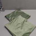 MIULEE 24x24 Inch Euro Sham Velvet Pillow Covers, Set of 2 Large Square Decorative Spring Pillows -Sage Green Super Soft for King Bed, Sofa, Couch, Accent Chairs