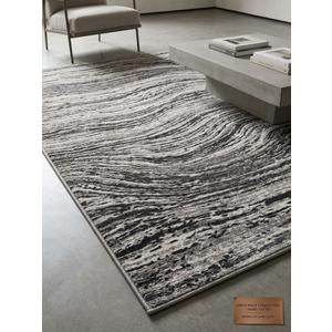 Area Rugs 9x12 for Living Room, Super Soft Fluffy Rugs for Bedroom, Modern Shaggy Rug Fuzzy Carpets for Kids, Plush Indoor Nursery Home Decor Rug with Non-Slip Bottom, Black White
