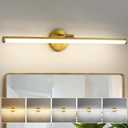 Bathroom Lighting Fixture Over Mirror - 30 Inch Gold Vanity Light 24W 5CCT Dimmable Modern LED Vanity Light Fixture Rotatable Bath Vanity Light Bar for Bathroom