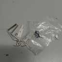 Kenney Fast Fit 5/8" No Measure Curtain Rod Brackets, Brushed Nickel, 2 Count (Pack of 1) (One Size)