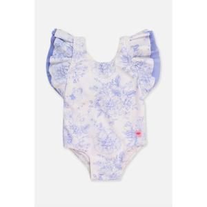 RuffleButts® Baby/Toddler Girls Ruffle Strap One Piece Swimsuit w/UPF 50+ Sun Protection