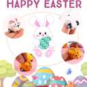 euoloar 24 PCS Prefilled Easter Eggs With Animal Pull Back Car, Filled Easter Eggs for Easter Hunt Game Basket Fillers Kids Party Favors