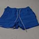 Alimens & Gentle Mens Swim Trunks 5" with Compression Linner Swim Shorts with Zipper Pocket Quick Dry Board Shorts for Men (Large, Blue)