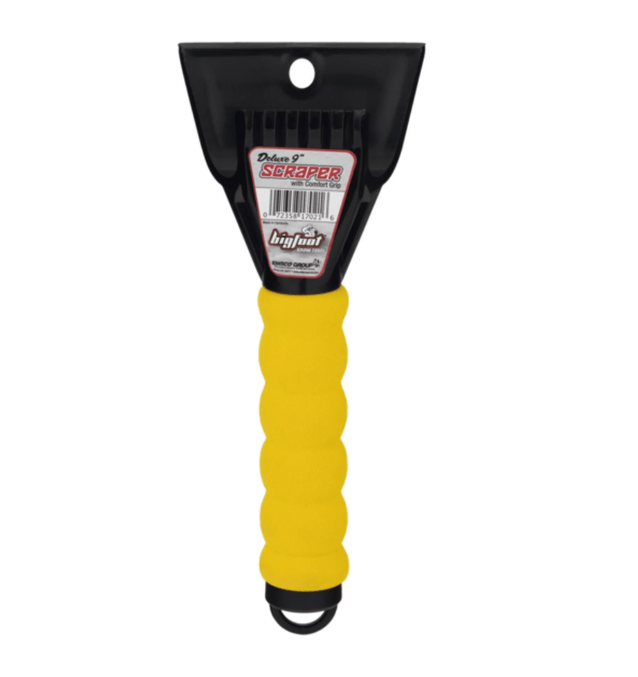 Bigfoot 9" Dual-Head Ice Sraper - Car Glovebox Size - Polyethylene 1702