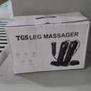 TGS Leg Massager for Circulation and Pain Relief FSA Thigh Compression Boots Professional Calf Recovery Compression System Full Leg Circulation Machine - Reduces Muscle Fatigue for Athletes/Seniors (Medium)