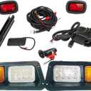 Golf Cart light Compatible Yamaha G19 G22 Complete ultimate LED Light Kit with Turn Signals, Hazard Flasher, Horn and Brake Fits Yamaha G14 / G16 / G19 / G22 Golf Cart