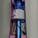 BONAOK Karaoke Microphone for Kids & Adults - Bluetooth Microphones Singing Mic with Disco Lights, Echo Effect, Built-in Speaker Portable Karaoke Player for Party Travel Gifts Q78(Blue)