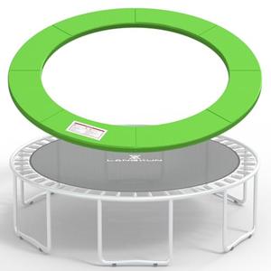 LANGXUN 10ft 12ft 14ft 16ft Trampoline Pad, Universal Trampoline Repalcement Safety Pad, Replacement Trampoline Parts, Waterproof Surround Spring Foam Cover for Round Frame Blue Black Pink Green