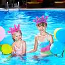 ArtCreativity Crown Inflates for Kids and Adults, Set of 4, Inflatable Crown Toys with Vibrant Colors, Princess Party Decorations, Fun Party Inflates, Kids Swimming Pool Toys, 4 Colors