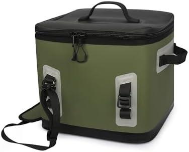 OUTOFO Soft Cooler 6Can to 28Can, Portable/Single Shoulder/Backpack Ice Chest Box, Dry & Wet Compartment Design, Built-in Bottle Opener, Suitable for Lunch, Beach, Travel, Camping