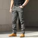 AUTIWITUA Men's Tactical Pants Water Resistant Flex Ripstop Cargo Pants Lightweight Hiking Pants with Multi Pockets(No Belt) (XXL)