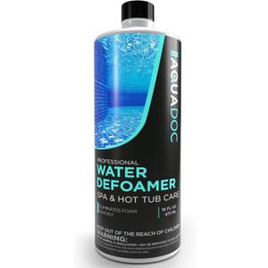 Hot Tub Defoamer - Spa Defoamer for Hot Tub Owners 16oz, Spa Anti Foam to Keep Foam Down, HotTub Chemicals Made in The USA - AquaDoc