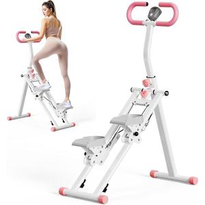 Stair Stepper for Home, Vertical Climber Workout Machine with Handlebar for Full Body Exercise Stair Climber Machine with Stable Frame & 3 Adjustable Height