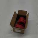 Barbell Clips 1 inch Barbell Clamps 0.9-1.18inch Quick Release Weight Clips for Bars Multi-Size Adjustable Olympic Barbell Clamps (All red 0.9-1.18inch)