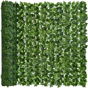 DearHouse Artificial Ivy Privacy Fence Wall Screen, 59x236.2inch Artificial Hedges Fence and Faux Ivy Vine Leaf Decoration for Outdoor Garden Decor