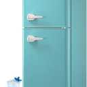 Retro Mini Fridge with Freezer 4.0 Cu. Ft, Small Refrigerator Dual Door, Mint Green