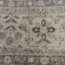 zesthome 5x7 Area Rugs, Machine Washable Rugs for Living Room, Bedroom, Stain Resistant Vintage Large Area Rug, Non-Slip Medallion Pattern Home Decor Rugs (Beige,5'x7')