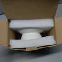 PETTOM Slow Feeder Cat Bowl, Ceramic Raised Cat Slow Feeder Bowl, Elevated, Anti Vomiting for Dry and Wet Food, White (1 Pack)