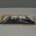 Stove Gap Covers Stainless Steel, 2Pack Retractable Length 13.8" to 27.5" Width 0.79", Heat-Resistant Stove Gap Filler & Range Trim Kit for Gaps Between Stove Top & Counter-Black