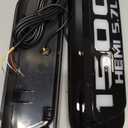 2pc LED Front Hood Side Marker Light Amber Sequential Turn Signal Light/White DRL Lamp Compatible with Dodge RAM HEMI 5.7L 1500 2019 2020 2021 2022 2023 2024 Pickup Truck