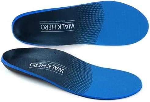 Inserts Relieve Plantar Fasciitis - Flat Feet Insoles Arch Supports, Orthotic Insoles for Foot Pain Arch Pain Reduce Muscle Fatigue Absorb Shock (Mens 6-6 1/2 | Womens 8-8 1/2)