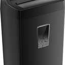 Bonsaii 12-Sheet Cross Cut Paper Shredder, 5.5 Gal Home Office Heavy Duty Shredder for Paper, Credit Card, Mail, Staples, with Transparent Window, High Security Level P-4 (C275-A)