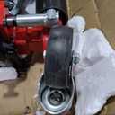 Hydraulic Car Wheel Dolly Set of 4, Heavy Duty 6,000 LBS Capacity Vehicle Dollies with Foot Pedal for Tire Auto Repair Moving, Red