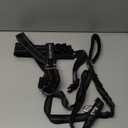 SlowTon No Pull Dog Harness - Heavy Duty Dog Harness and Leash Set for Medium Large Dogs, Reflective Tactical Harness with Soft Padded and Front Clip for Easy Walk and Training (Black L)