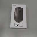 MCHOSE L7 Ultra+ Wireless Gaming Mouse, Lightweight 48g, Ergonomic Mouse with 42K DPI, PAW3950, Optical Switch, 20000 FPS, Dual 8K Polling and 7 Programmable Buttons, 3-Mode Connect, PC/Mac - Black