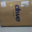 Drive Medical 10210-1 2-Button Folding Walker with Wheels, Rolling Walker, Front Wheel Walker, Lightweight Walkers for Seniors and Adults Weighing Up To 350 Pounds, Adjustable Height, Silver