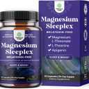 High Absorption Magnesium Sleep Supplement - Rest Support Magtein Magnesium L-Threonate and Apigenin Theanine for Sleep and Rest for Women & Men - Mg L-Threonate Melatonin Free Sleeping Aid - 90 Ct