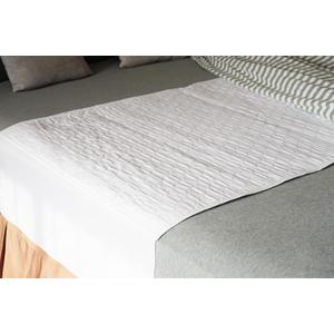 2 Pack Reusable Washable Bed Pads Tuckable Fit Twin Bed 34X36 Absorbent Waterproof Quilted Cotton Top Underpad Mattress Protector for Adult, Toddler ,Pet (White)