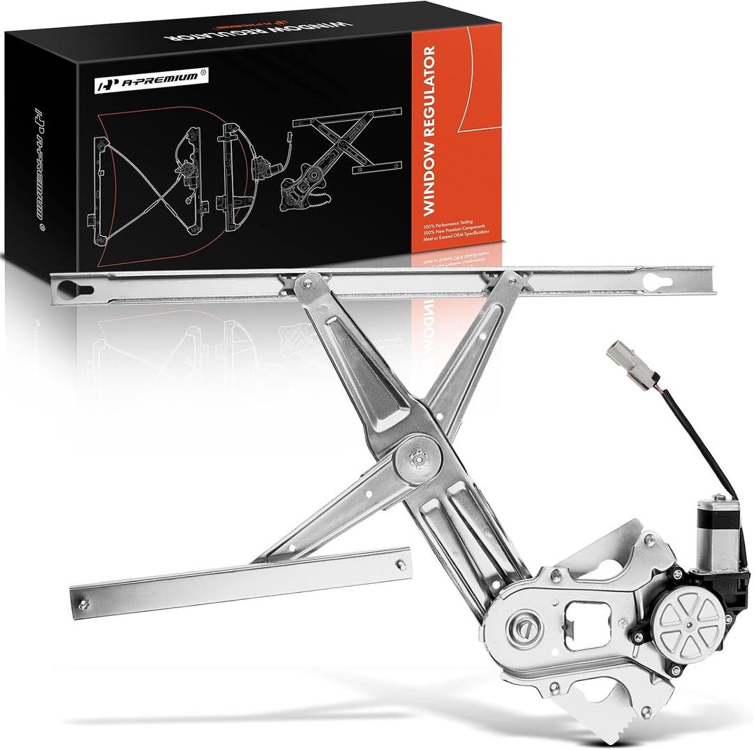 A-Premium Front Passenger Side Power Window Regulator with Motor (2-Pin)