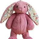 Petlou Dog Plush Toys, Crinkle Toy, Interactive Stuffed Squeaky Toys Chew for Medium Small Large Dogs, Cute (15" Promo Rabbit Lavender)